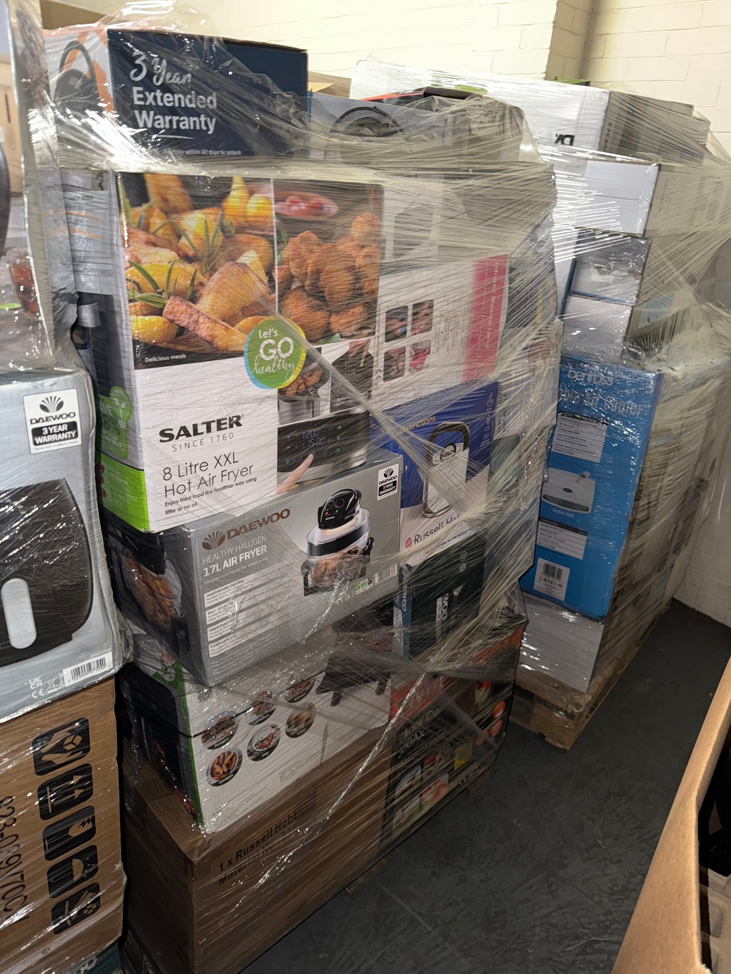 Mixed Electrical Return Pallet Joblot Wholesale Stock Untested Returns