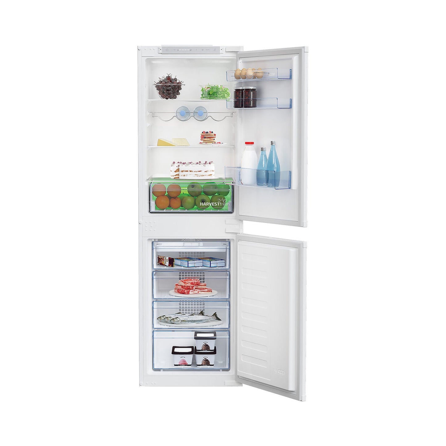 Beko BCFD4V50 50:50 Classic Integrated Automatic Defrost Fridge Freezer RRP £469