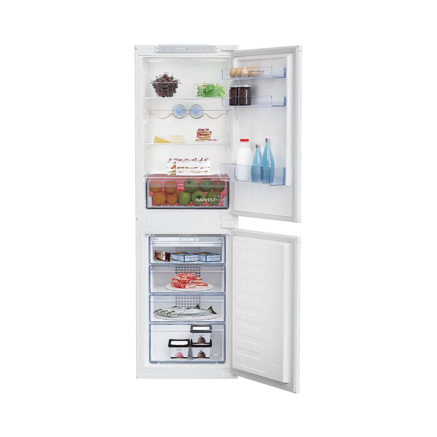 Beko BCFD4V50 50:50 Classic Integrated Automatic Defrost Fridge Freezer RRP £469