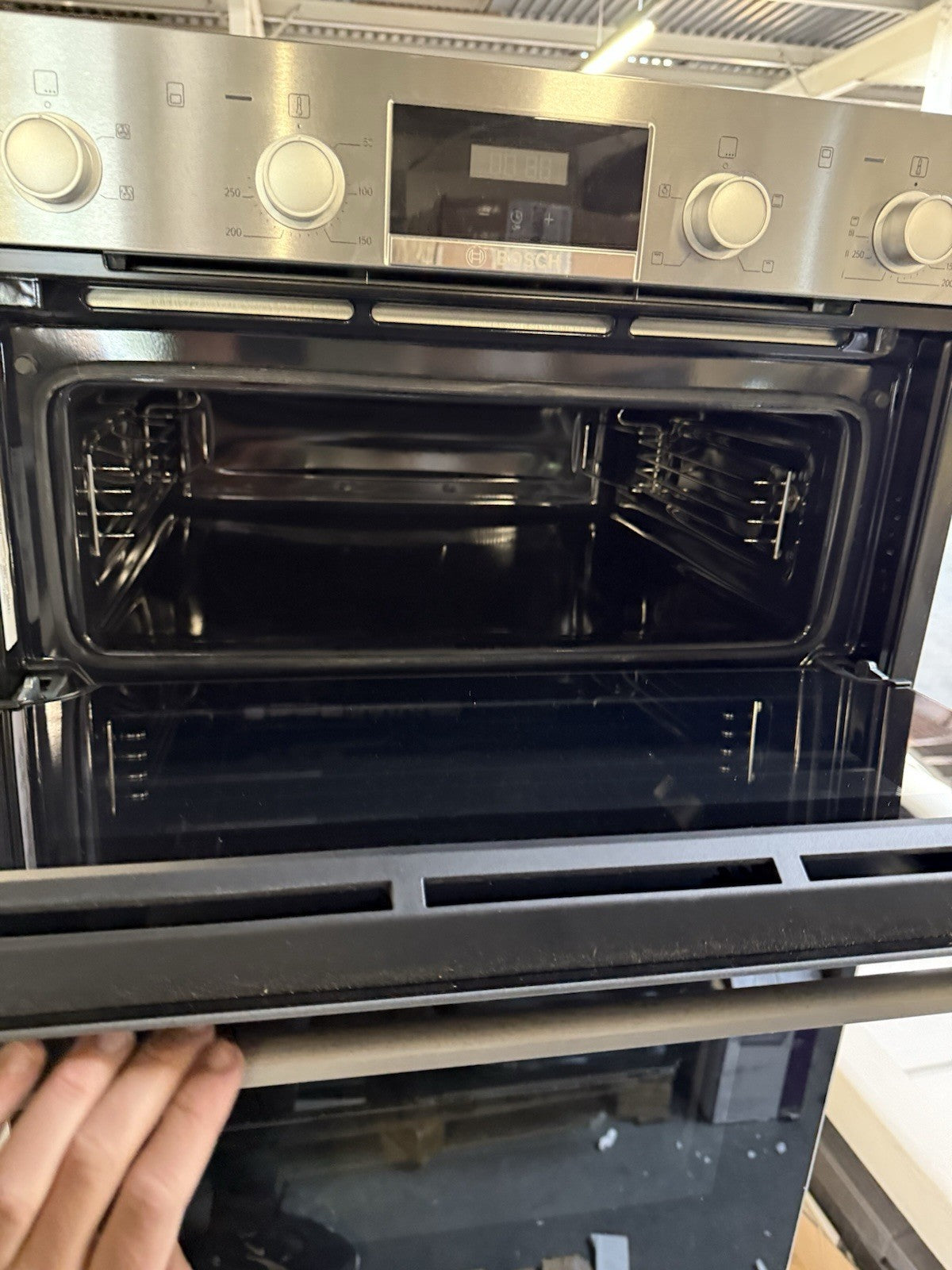 Bosch MHA133BR0B Built-in Double Oven - Stainless Steel Effect