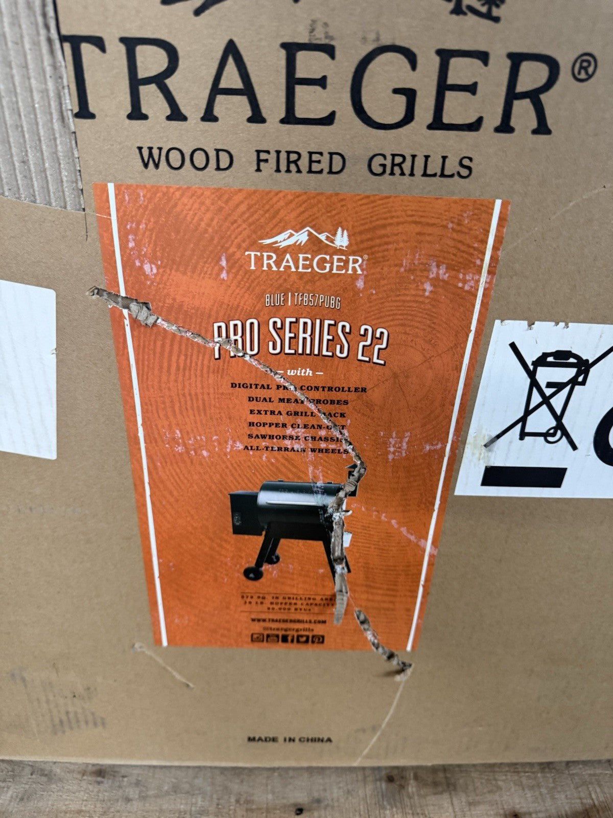 Traeger Black Pro Series 22 Wood Pellet Grill & Smoker