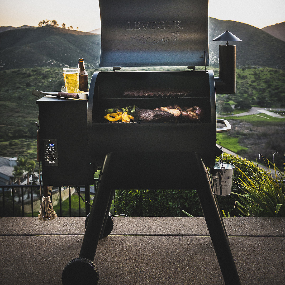 Traeger Black Pro Series 22 Wood Pellet Grill & Smoker
