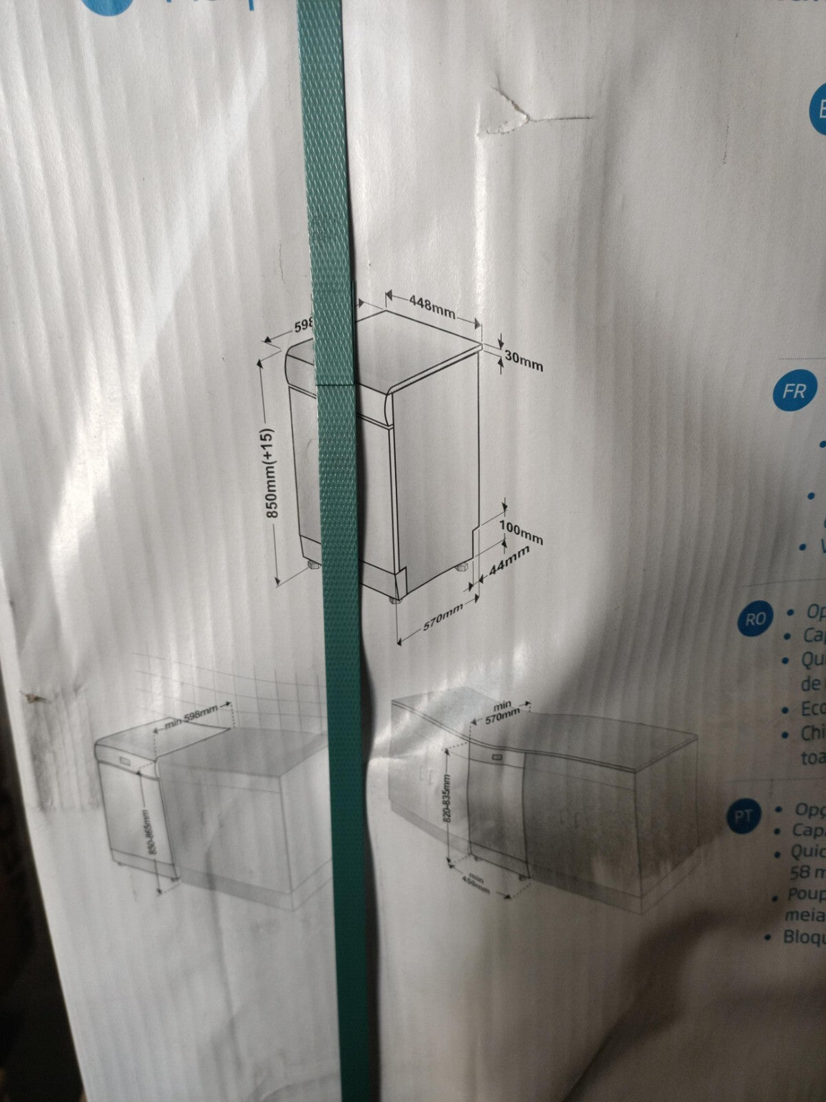 Beko DVS05Q20W Freestanding Dishwasher - New