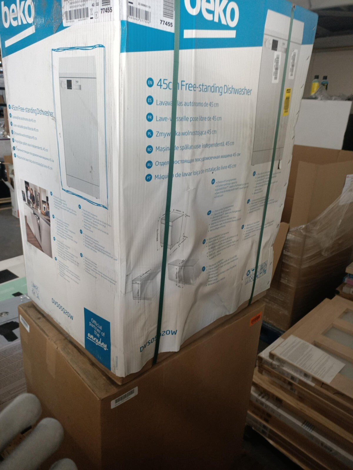 Beko DVS05Q20W Freestanding Dishwasher - New