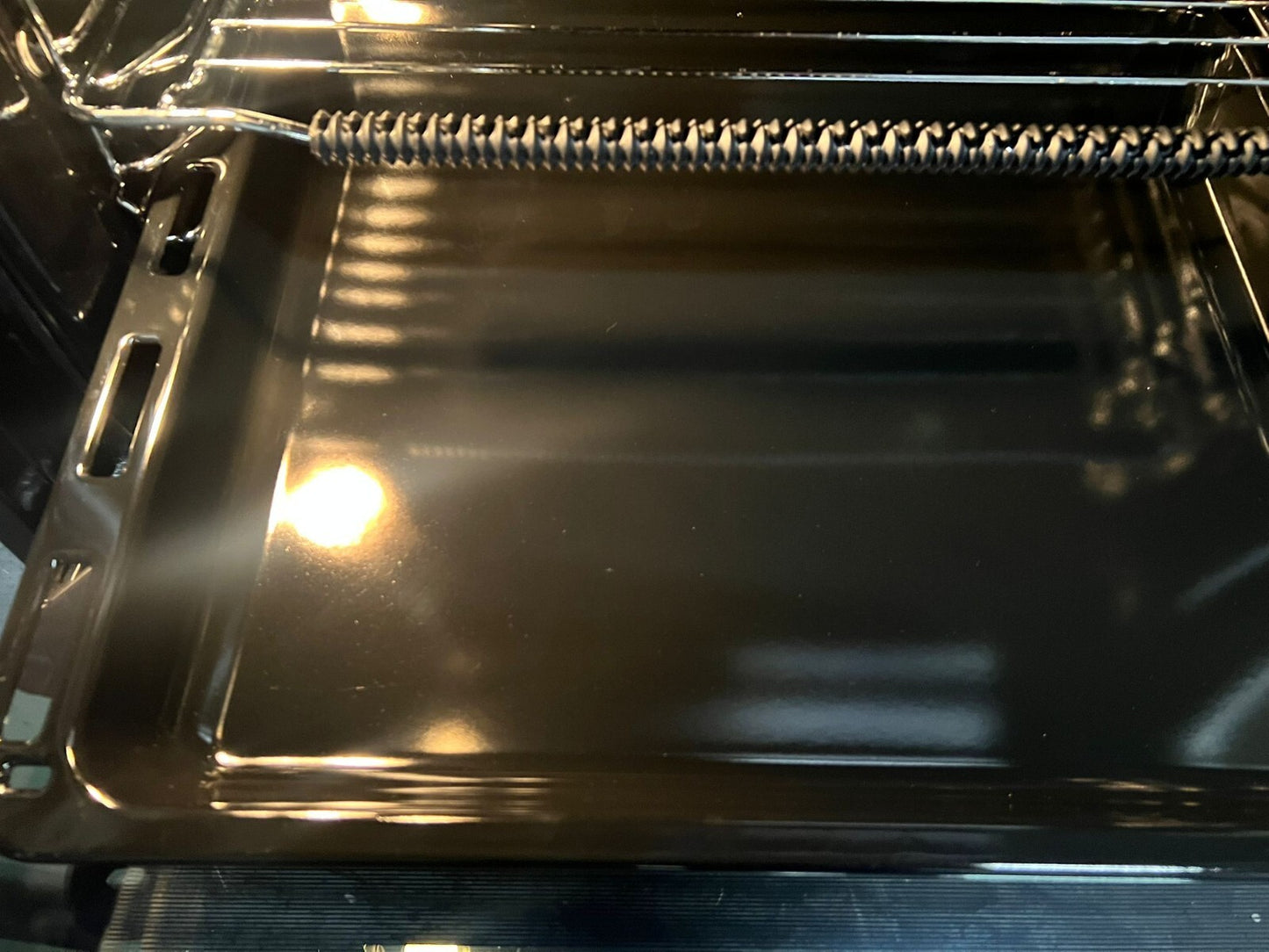 Cooke & Lewis CLBUDO89 Built-in Double oven - Mirrored black - USED