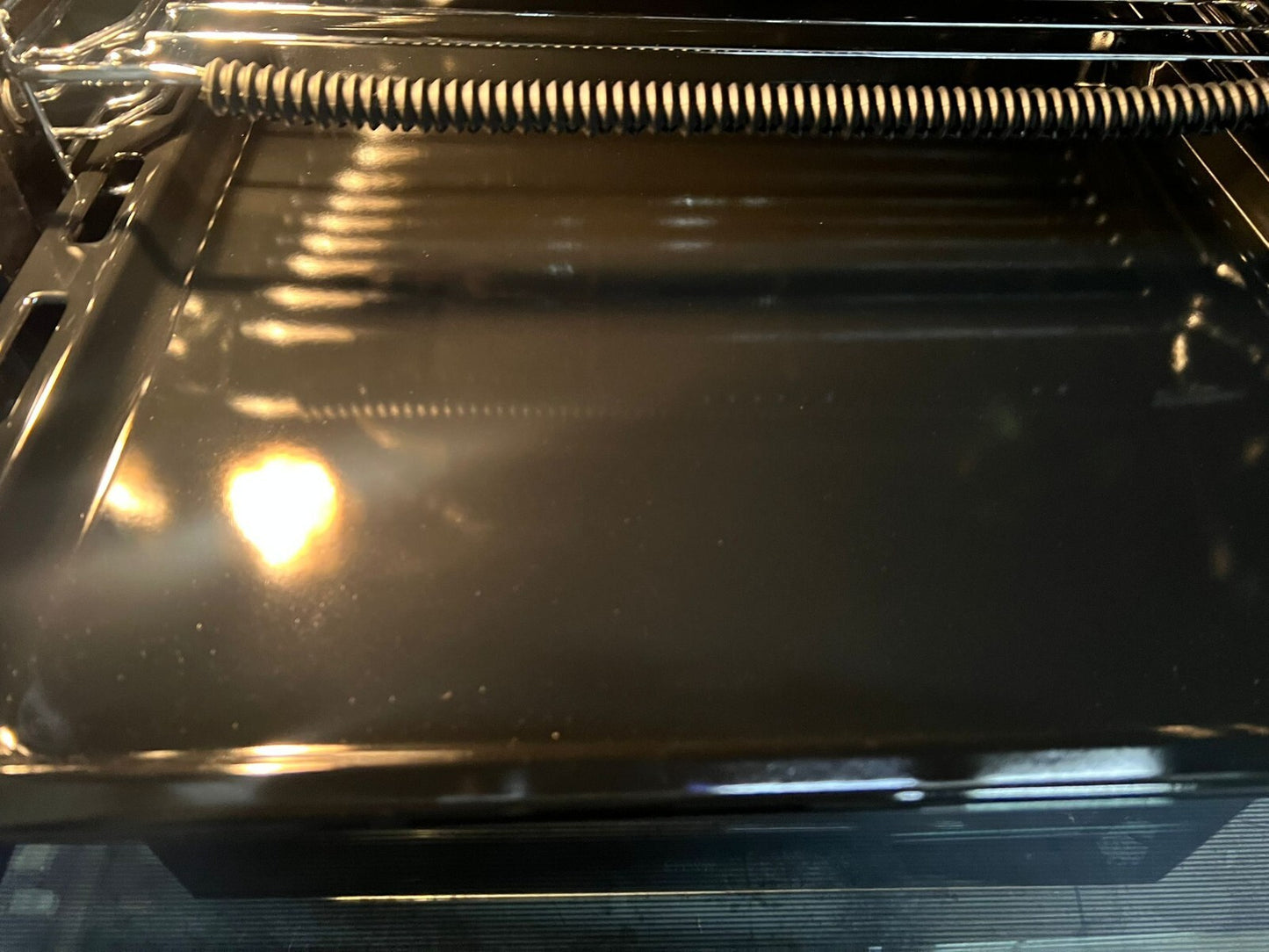 Cooke & Lewis CLBUDO89 Built-in Double oven - Mirrored black - USED