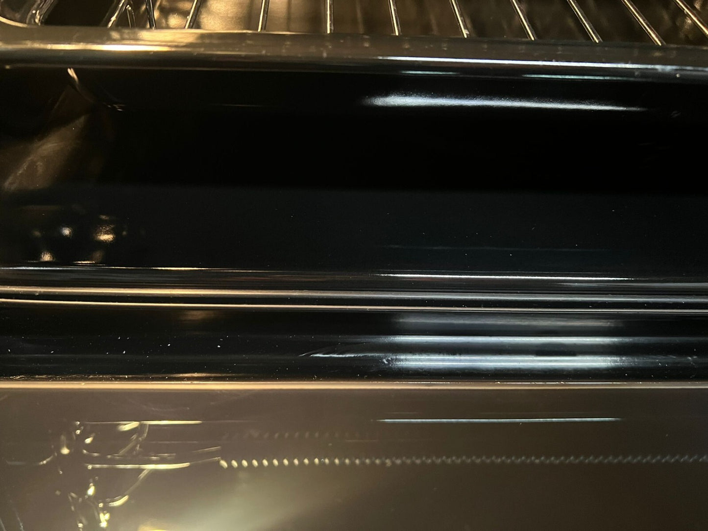 Cooke & Lewis CLBUDO89 Built-in Double oven - Mirrored black - USED
