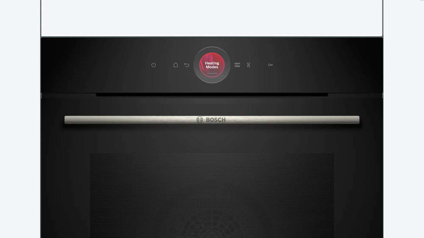 Bosch Series 8 HBG7741B1B Built-In Electric Self Cleaning Single Oven, Black