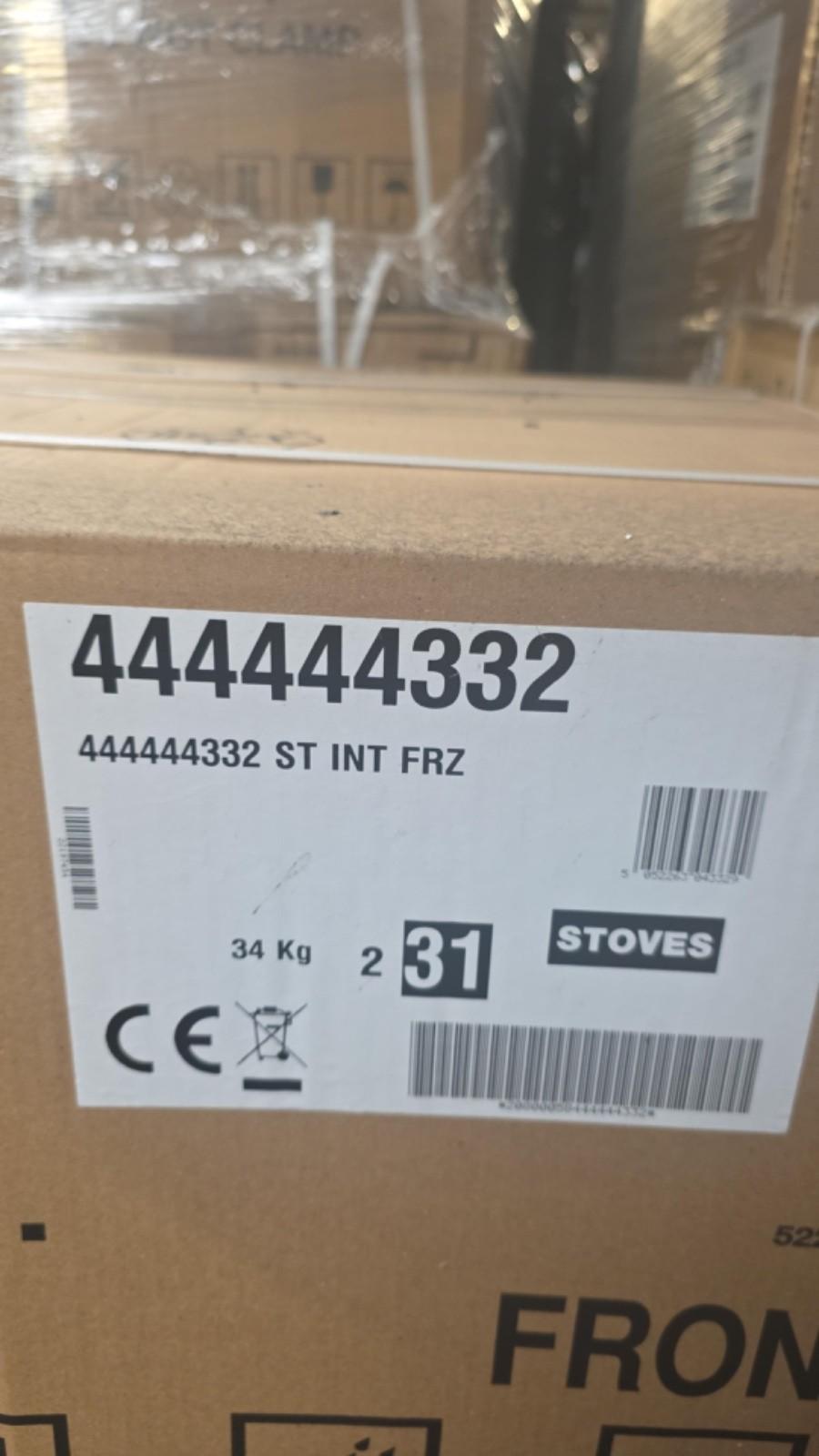 Stoves ST INT FRZ 444444332 - White Built-Under Freezer - 107L Capacity