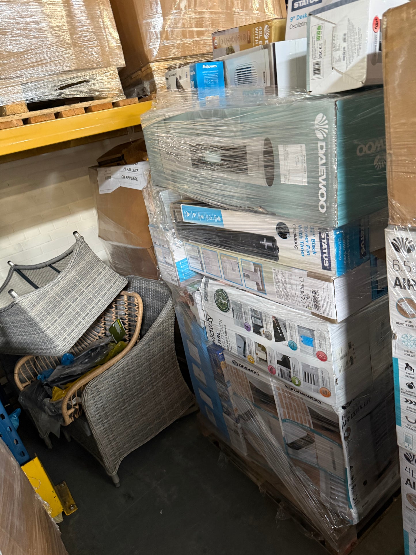 Mixed Electrical Return Pallet Joblot Wholesale Stock Untested Returns