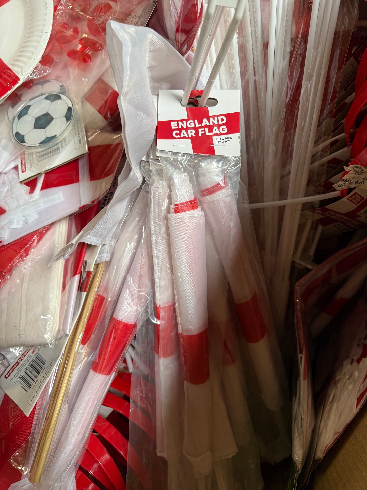 England Themed Items Pallet Joblot Wholesale Stock Euro 2024, 1000+ Items