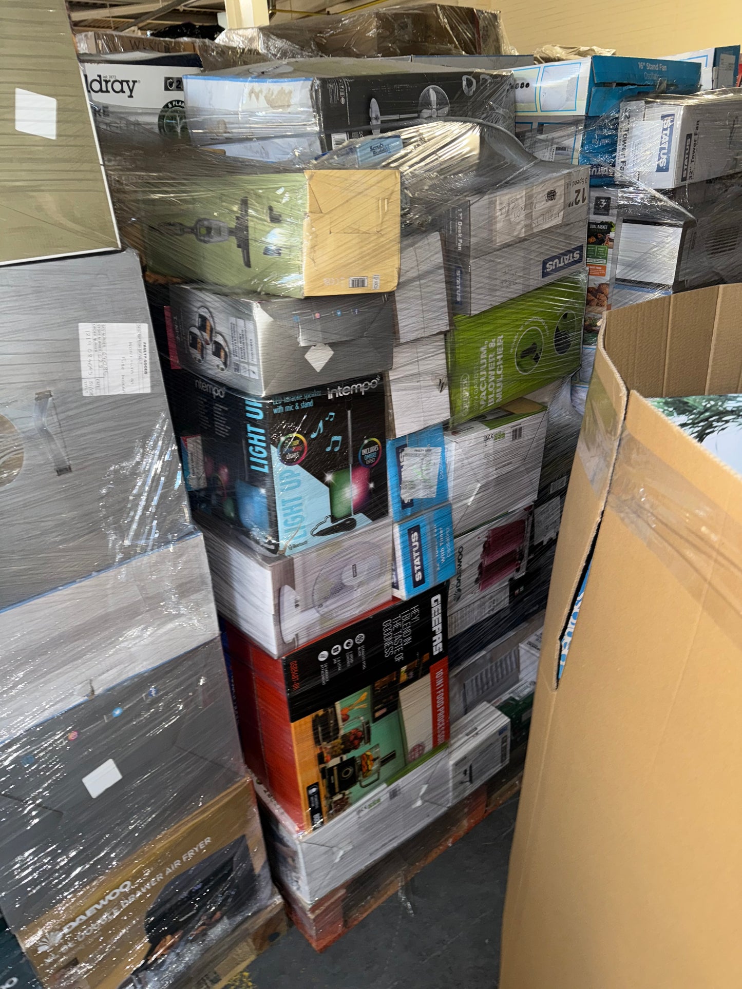 Mixed Electrical Return Pallet Joblot Wholesale Stock Untested Returns
