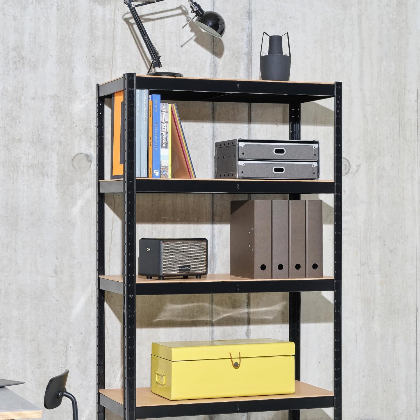 G-Rack Garage Shelving Racking with Adjustable Shelves and Modern Design