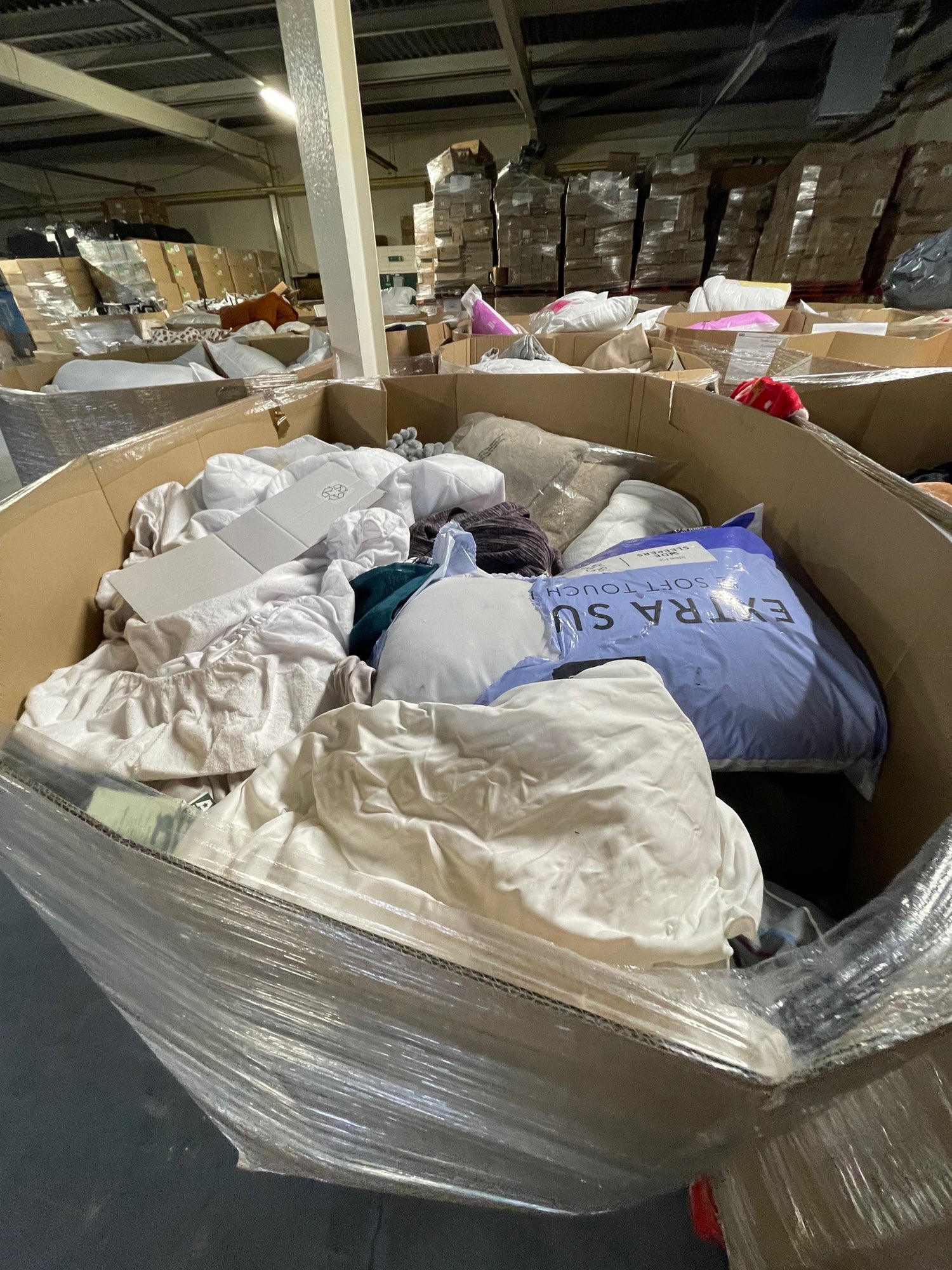 Asda Textile and Bedding Return Pallets