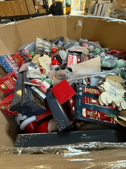 🎄 Christmas Items Pallet Joblot Wholesale Stock - Returns & Overstock 🎁