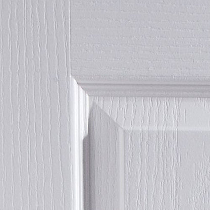 Painted 4 Panel White Woodgrain Effect Internal Door (H)1981mm (W)686mm (T)35mm