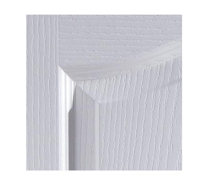 Arched 2 Panel White Woodgrain Effect Internal Door, (H)2040mm (W)726mm (T)40mm