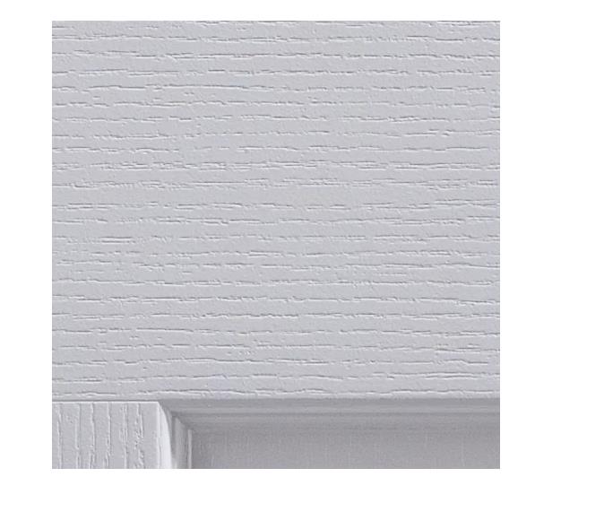 4 Panel White Woodgrain Effect Internal Door, (H)1981mm (W)610mm (T)35mm