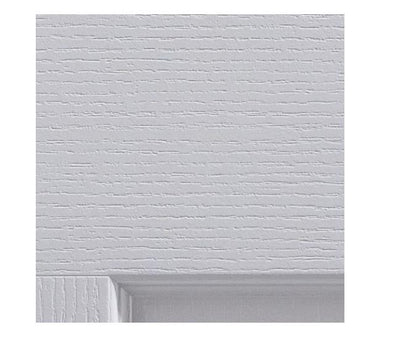 4 Panel White Woodgrain Effect Internal Door, (H)1981mm (W)610mm (T)35mm