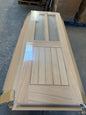 Fortia 2 Lite Clear Glazed Cottage Natural White Oak Veneer Internal Timber Door