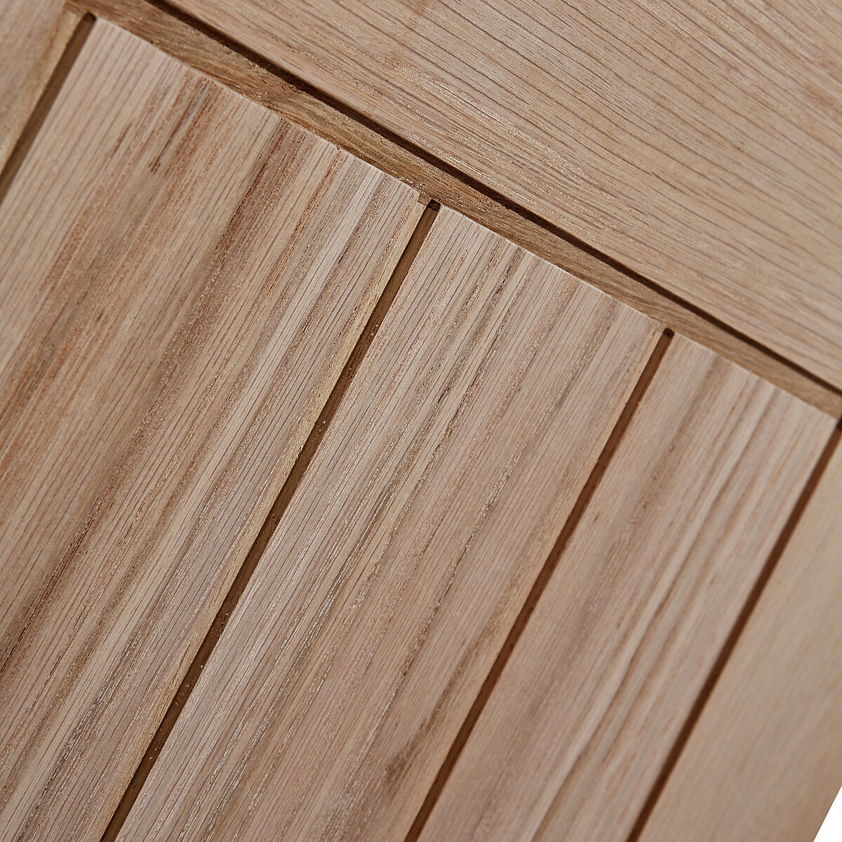 Fortia 2 Lite Clear Glazed Cottage Natural White Oak Veneer Internal Timber Door