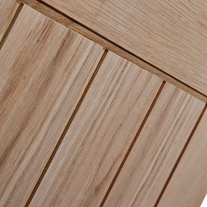 Fortia 2 Lite Clear Glazed Cottage Natural White Oak Veneer Internal Timber Door