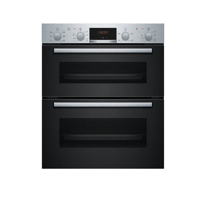 BOSCH Series 2 NBS113BR0B Electric Built-under Double Oven Stainless Steel /Used