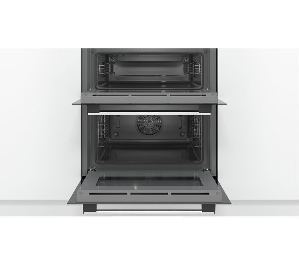 BOSCH Series 2 NBS113BR0B Electric Built-under Double Oven Stainless Steel /Used