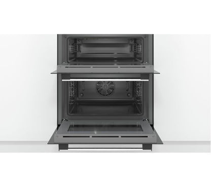 BOSCH Series 2 NBS113BR0B Electric Built-under Double Oven Stainless Steel /Used