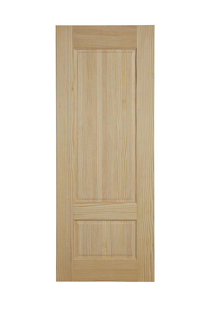 2 Panel Contemporary Veneer Internal Clear Pine Door (H)1981mm (W)762mm (T)35mm