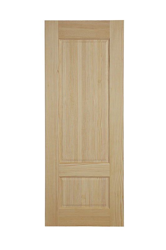 2 Panel Contemporary Veneer Internal Clear Pine Door (H)1981mm (W)762mm (T)35mm