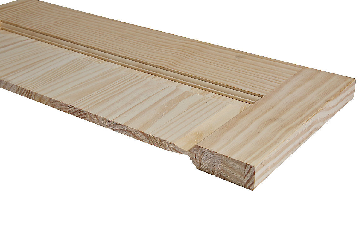 2 Panel Contemporary Veneer Internal Clear Pine Door (H)1981mm (W)762mm (T)35mm