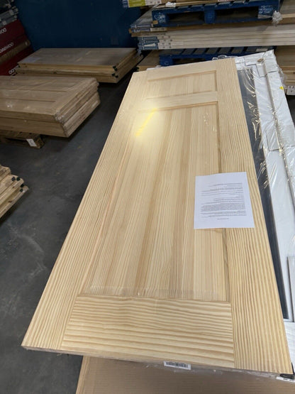 2 Panel Contemporary Veneer Internal Clear Pine Door (H)1981mm (W)762mm (T)35mm