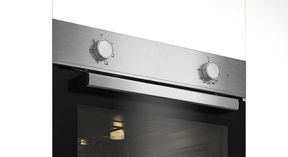 Beko QBSE223SX Built-in Multifunction Oven & Gas Hob Pack - Stainless Steel