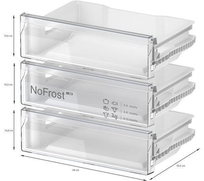 Bosch GUN21VFE0G Series 4 No Frost Built-Under Freezer