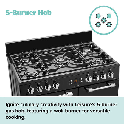 Leisure CS90F530K Freestanding Electric Range Cooker with Gas Hob RRP £1298