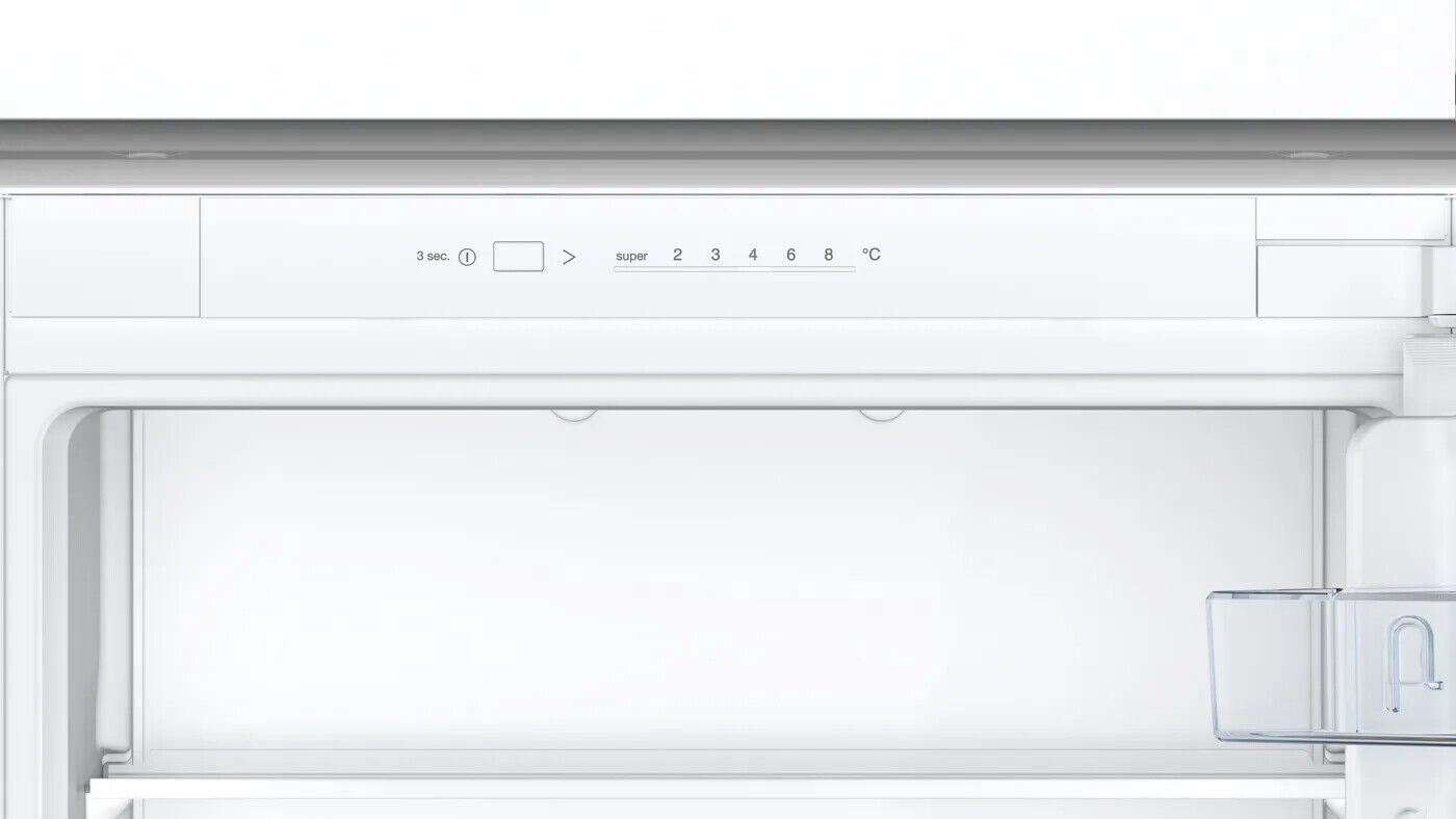 Bosch Series 2 KIV87NSE0G 70/30 Integrated Fridge Freezer with Sliding Hinge