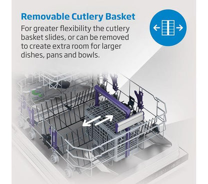 Beko DIN15X20 Integrated Full Size Dishwasher