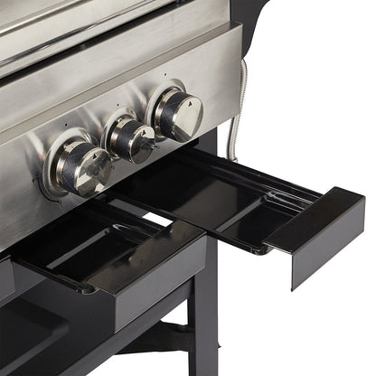 GoodHome Gas Barbecue 4 Burner Grill BBQ Owsley 4.1