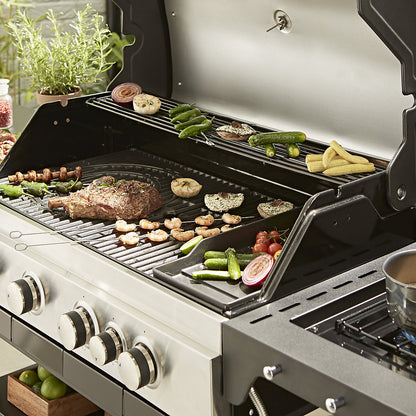 GoodHome Gas Barbecue 4 Burner Grill BBQ Owsley 4.1