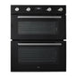 Cooke & Lewis CLBUDO89 Built-in Double oven - Mirrored black - USED