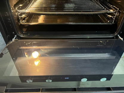 Cooke & Lewis CLBUDO89 Built-in Double oven - Mirrored black - USED