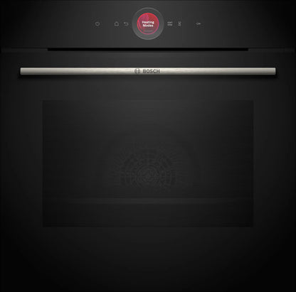 Bosch Series 8 HBG7741B1B Built-In Electric Self Cleaning Single Oven, Black