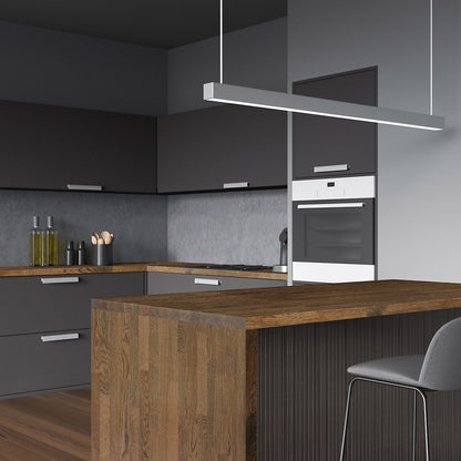 GoodHome 38mm Orin Satin Onyx Oak Veneered Chamfered Kitchen Worktop, (L)3000mm