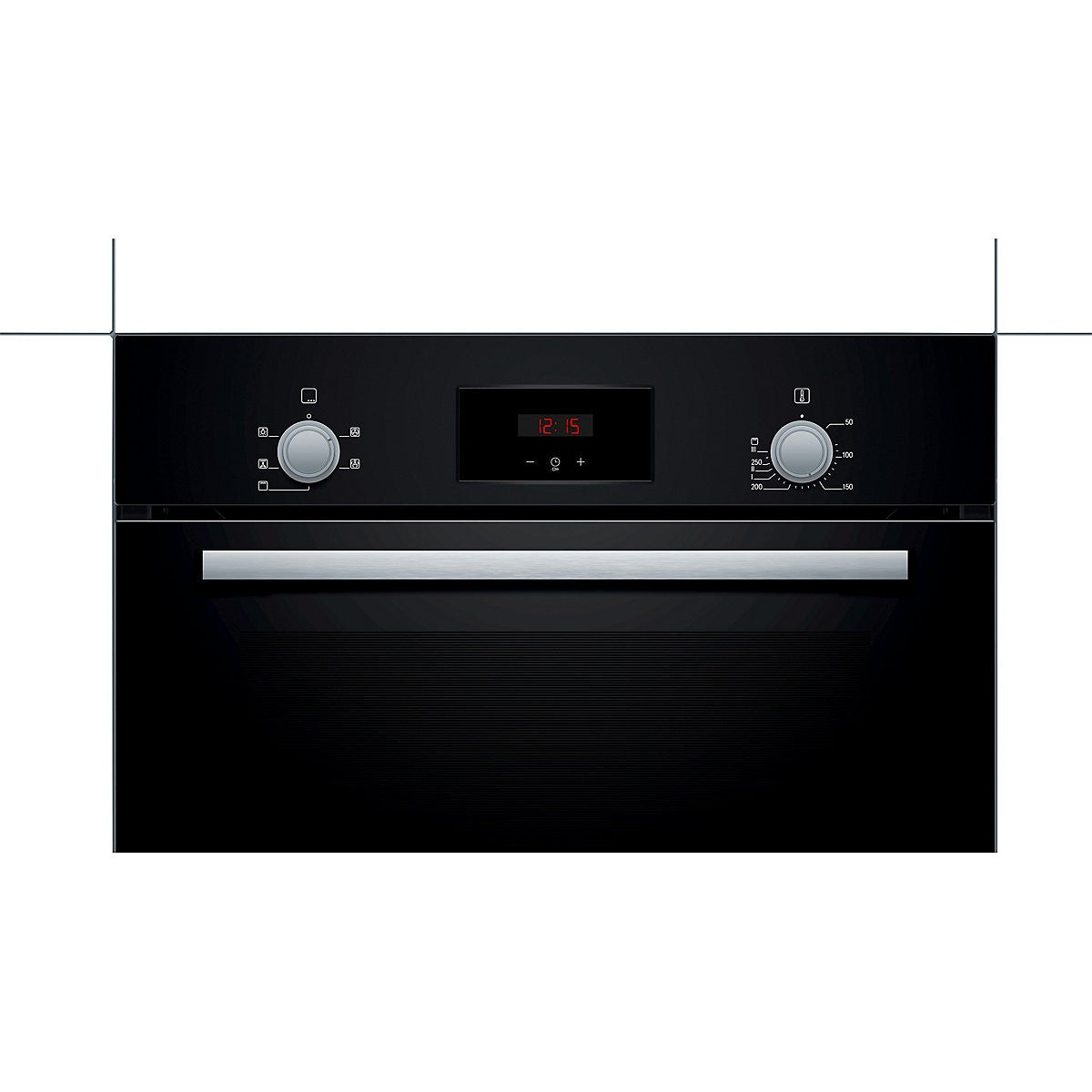 Bosch Series 2 HHF113BA0B Built-in Single Multi-function Electric Oven - Black