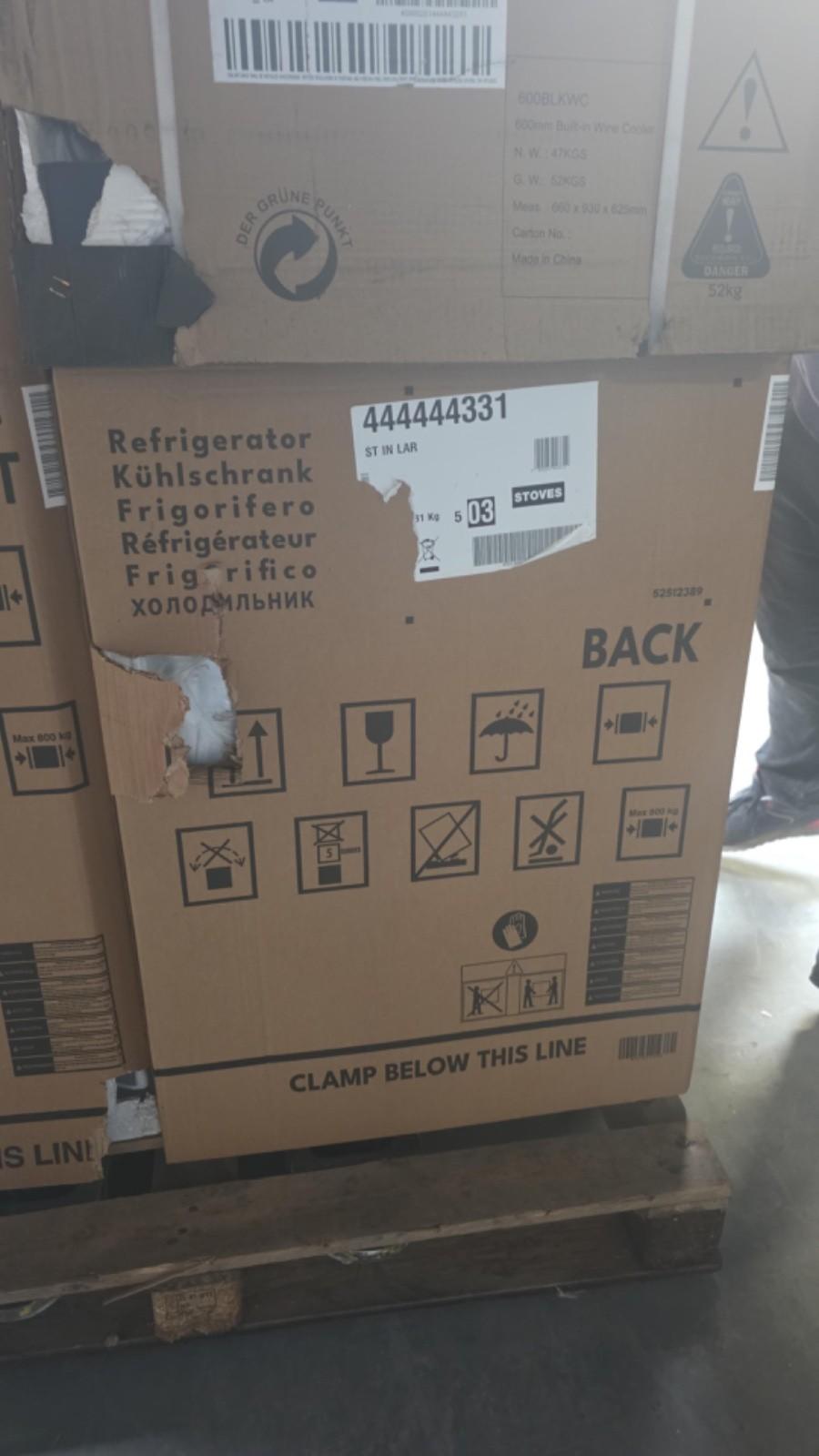 Stoves 444444331 Built Under Larder Fridge