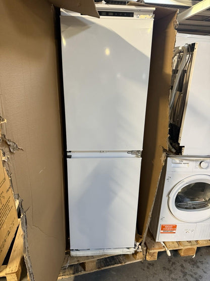 Haier HB50T618FMK 50:50 Traditional Integrated Frost Free Fridge Freezer - White