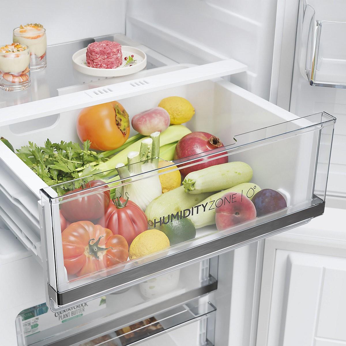 Haier HB50T618FMK 50:50 Traditional Integrated Frost Free Fridge Freezer - White