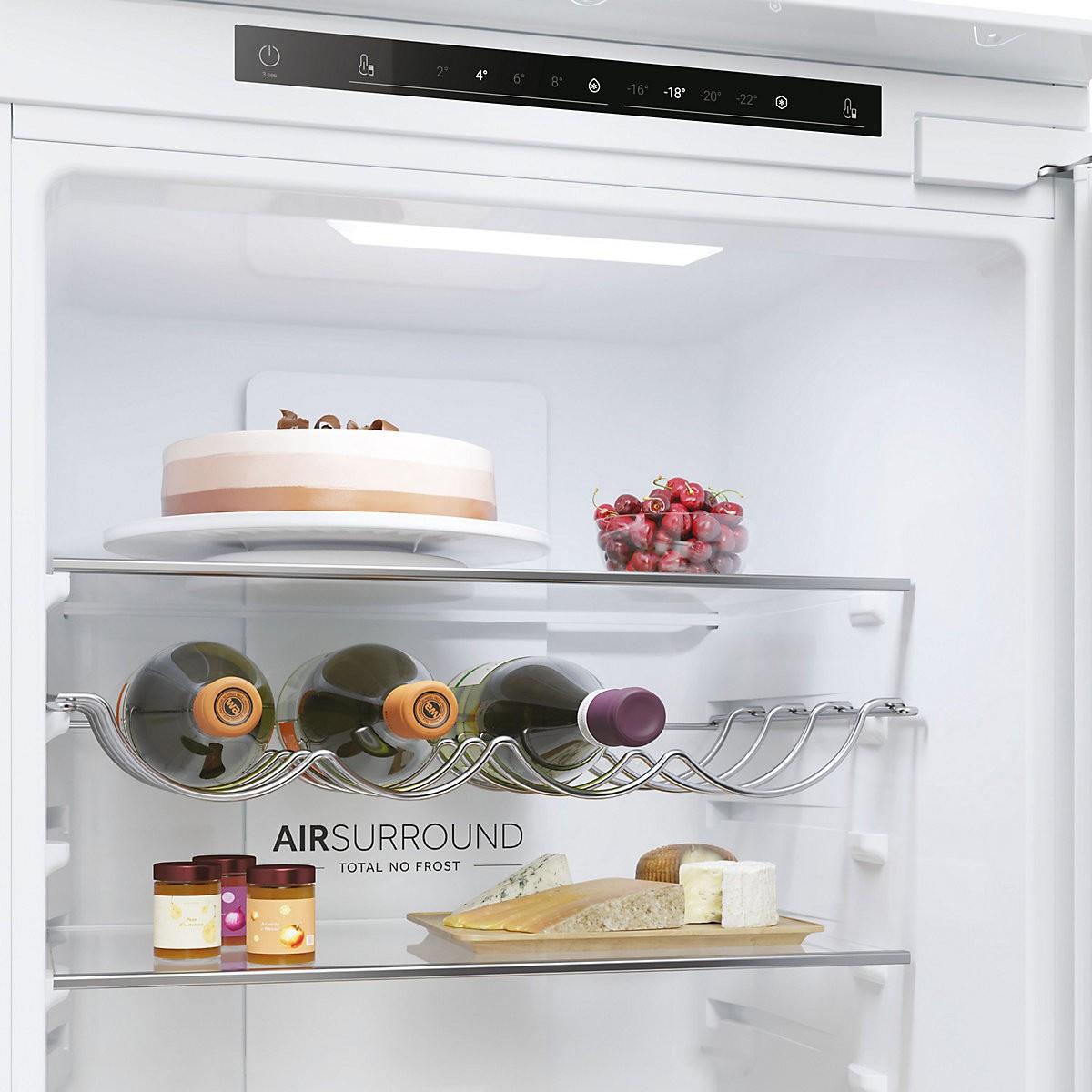 Haier HB50T618FMK 50:50 Traditional Integrated Frost Free Fridge Freezer - White