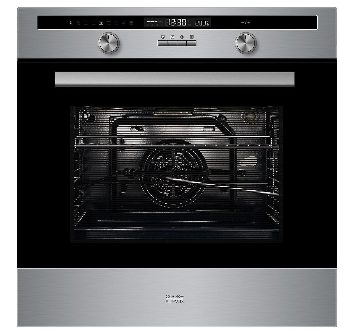 Cooke & Lewis CLPYSTa Built-in Single Pyrolytic Electric Oven